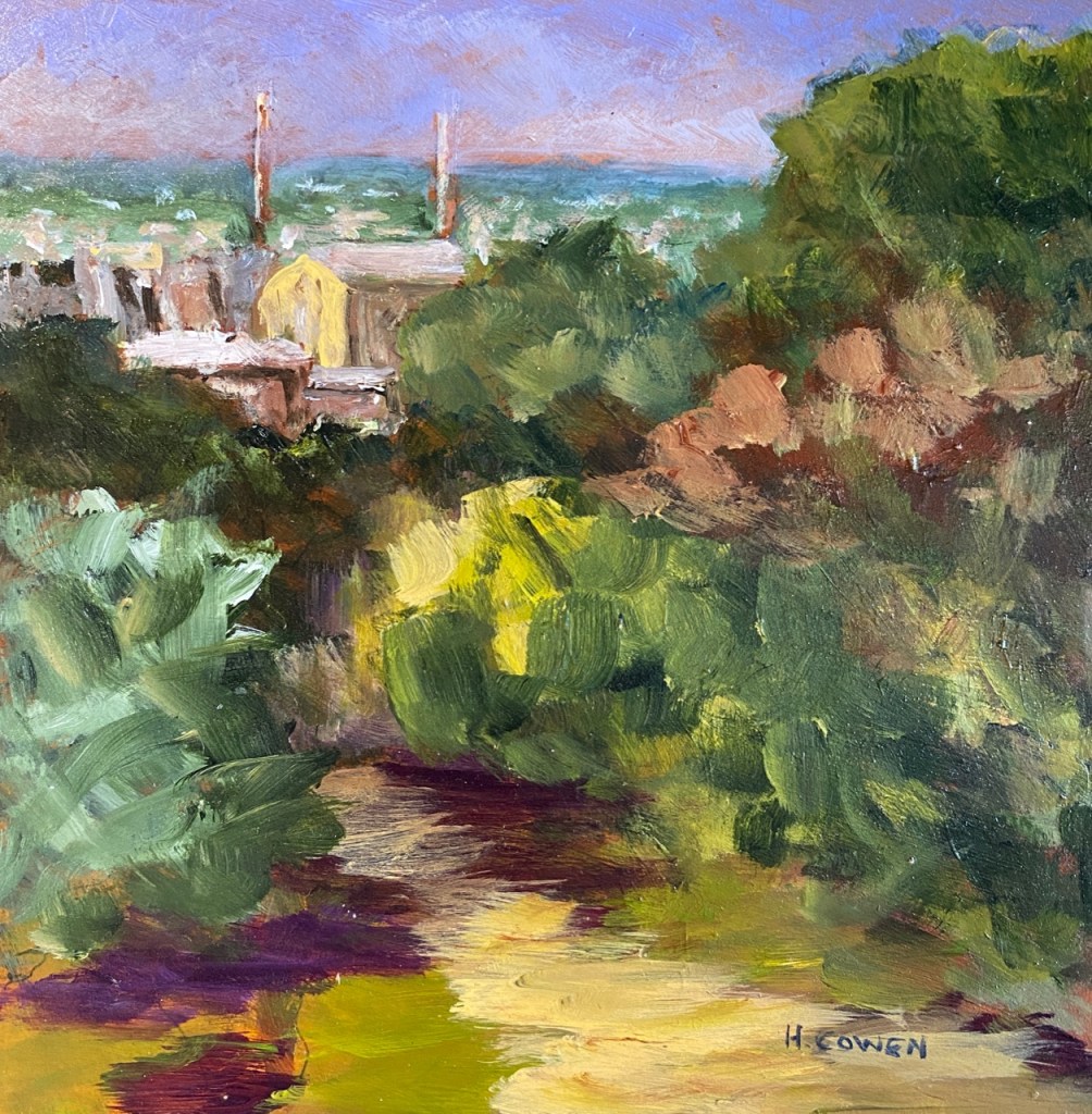 BELCO, Bermuda, acrylic painting, art, Heidi Cowen